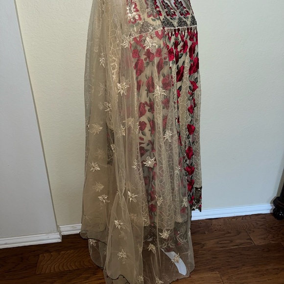 Fully Embroidered Net 3-Piece Pant Suit - New - Picture 2 of 12